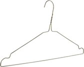 De Kledinghanger Gigant - 100 x Draad / stomerijhanger metaal verzinkt (Ø 2,2 mm) met rokinkepingen, 40 cm