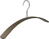 De Kledinghanger Gigant - 4 x Garderobehanger Studio plexiglas bruin transparant, 44 cm