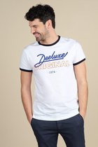 DEELUXE T-shirt met logo HYLTON White