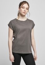 Urban Classics Dames Tshirt -5XL- Extended Shoulder Grijs