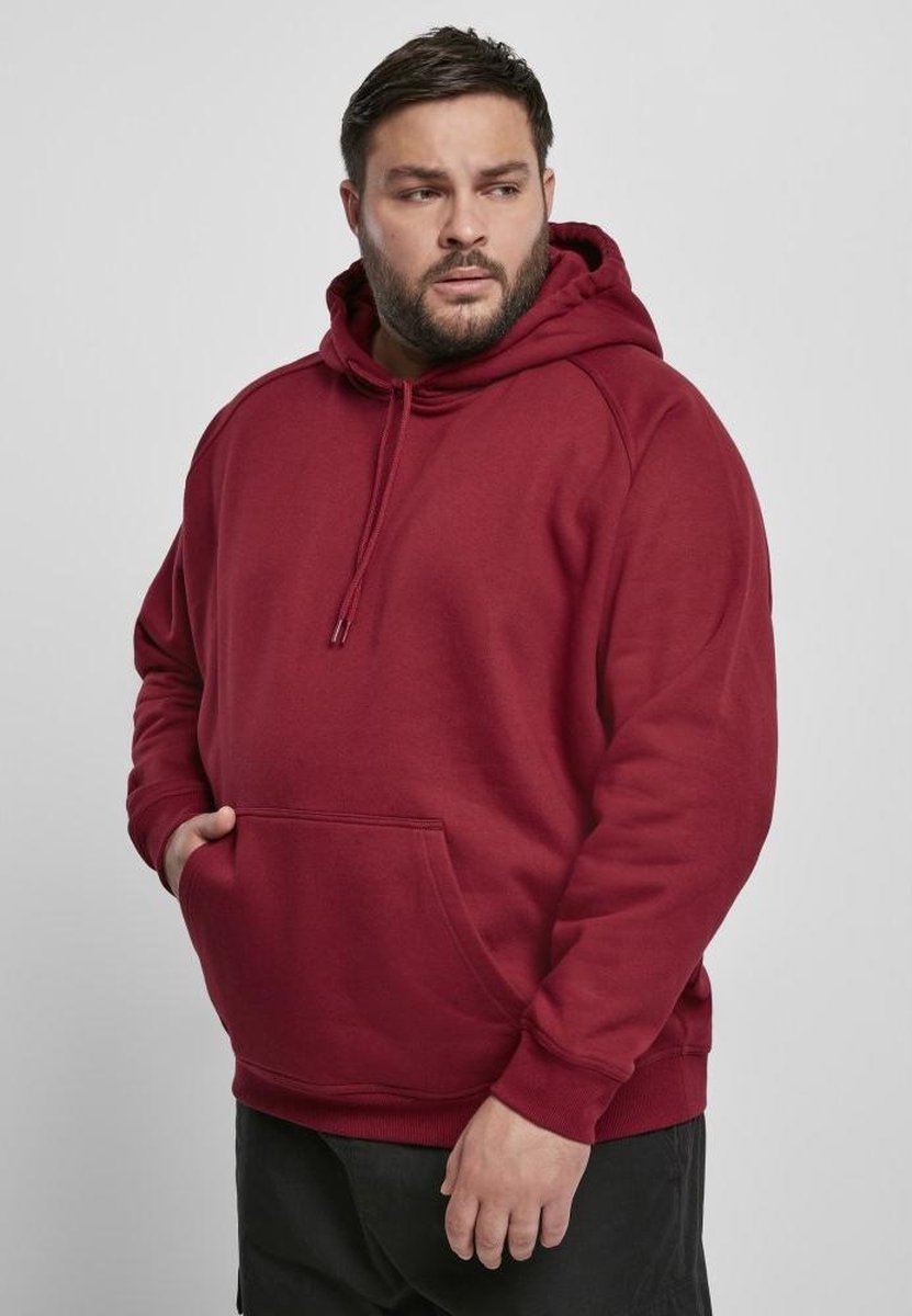 Urban Classics Blank Hoodie/trui S Rood