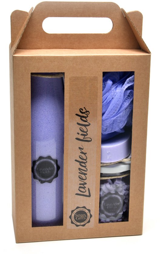 Soap & Gifts - Kadoset XL - Lavender Fields - 4 delig - Giftset