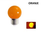 LED Bollamp E27 - 2 Watt - Oranje