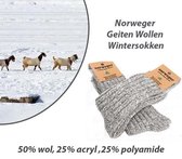 6-Paar Norweger Geiten Wollen Wintersokken-Maat 39-42