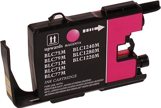 Cartuccia Inchiostro Magenta Compatibile Brother LC-1240M - 12ml Per DCP-J925DW, MFC-J6510DW E Altri