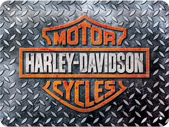 Panneau mural - Harley Davidson Motor Cycles