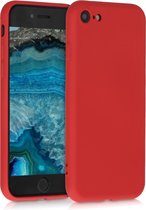 kwmobile telefoonhoesje voor Apple iPhone SE (2022) / SE (2020) / 8 / 7 - Hoesje voor smartphone - Back cover in rood