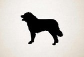 Silhouette hond - Karakachan Dog - Karakachan-hond - L - 75x94cm - Zwart - wanddecoratie