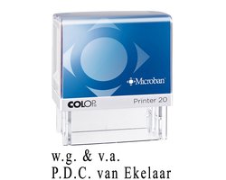 Colop Printer 20 Deurwaarder Zwart - Stempels - Stempels volwassenen - Snelle Levering