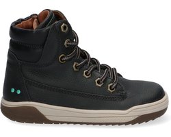 BunniesJR Remco Rock Jongens Veterboots - Groen - Leer - Veters