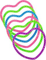 armband hart 7x7cm 6 stuks