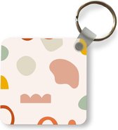 Sleutelhanger - Uitdeelcadeautjes - Vormen - Pastel - Design - Plastic