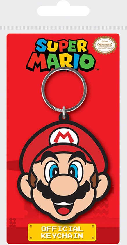 Super Mario - Porte-clés en caoutchouc Mario | bol