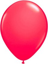 ballonnen 25 cm latex roze 8 stuks