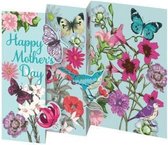 Trifold Triptych Card Bohemian Happy Mother's Day (GCN 146M)