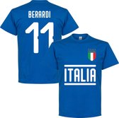 Italië Berardi 11 Team T-Shirt - Blauw - Kinderen - 104