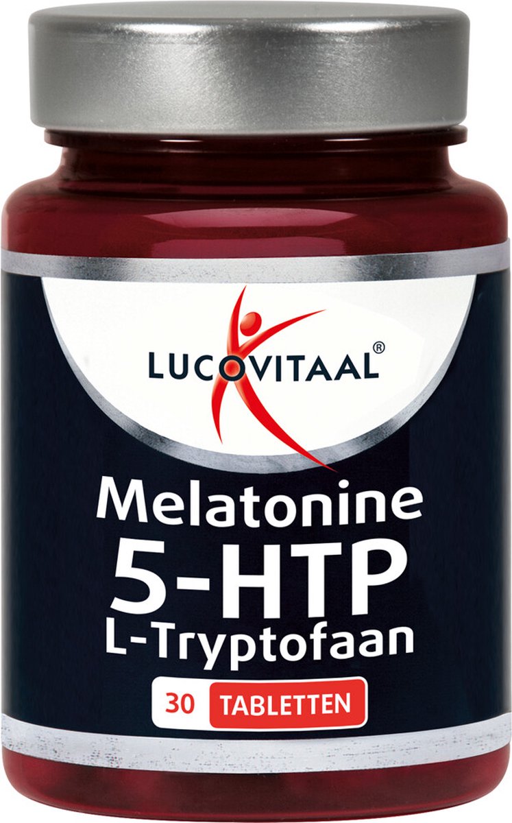 Lucovitaal Melatonine 5-HTP L-Tryptofaan Voedingssupplement - 30 Tabletten - Lucovitaal