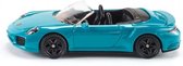 sportwagen Porsche 911 Turbo S Convertible 1:50 blauw