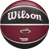 Wilson NBA Team Tribute Miami Heat - basketbal - rood - maat 7