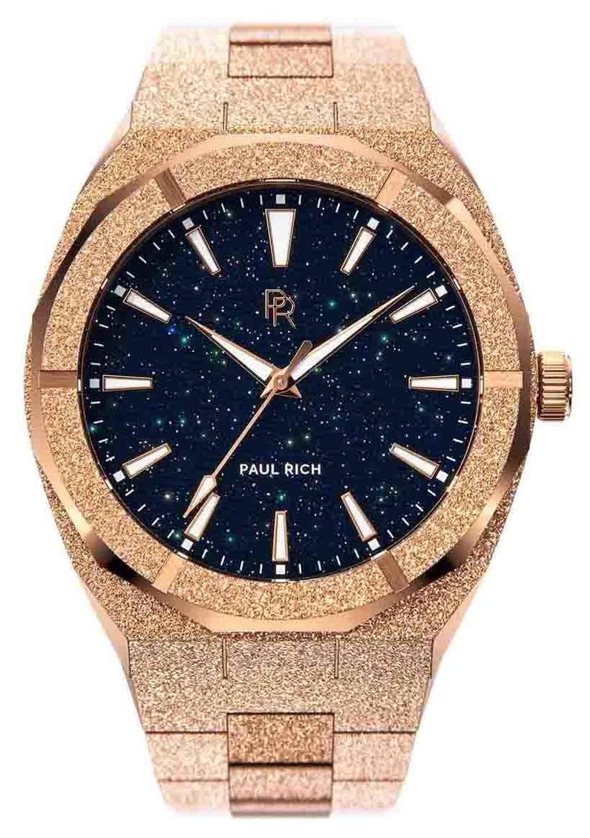 Paul Rich Frosted Star Dust Rose Gold FSD04 horloge 45 mm