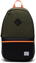 Herschel Heritage Pro Ivy Green/Black/Shocking Orange - Verfijnd met gerecycleerde stof en een extra groot voorvak - 21,5 Liter - Multi