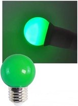 E27 Party ledlamp 1,5 watt Groen Mini IP65