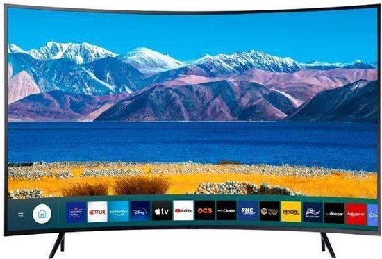 TV LED Samsung UE65TU8372 4K UHD - 65 (163 cm) - Ecran incurvé - HDR 10+ -  Smart TV -... | bol