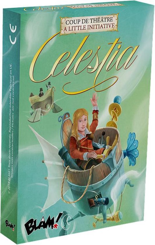 Gezelschapsspel: Celestia - uitbreiding, uitgegeven door Geronimo