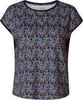 IVY BEAU Nellie Jersey Shirt - Black/Multi-Colour - maat 42
