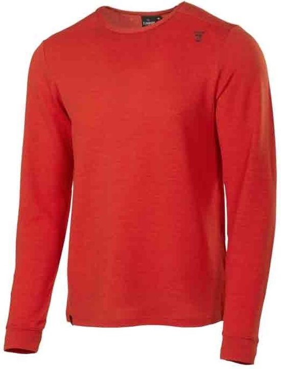 Ivanhoe trui lange mouwen shirt Leo voor heren van merino wol - Oranje |  bol.com