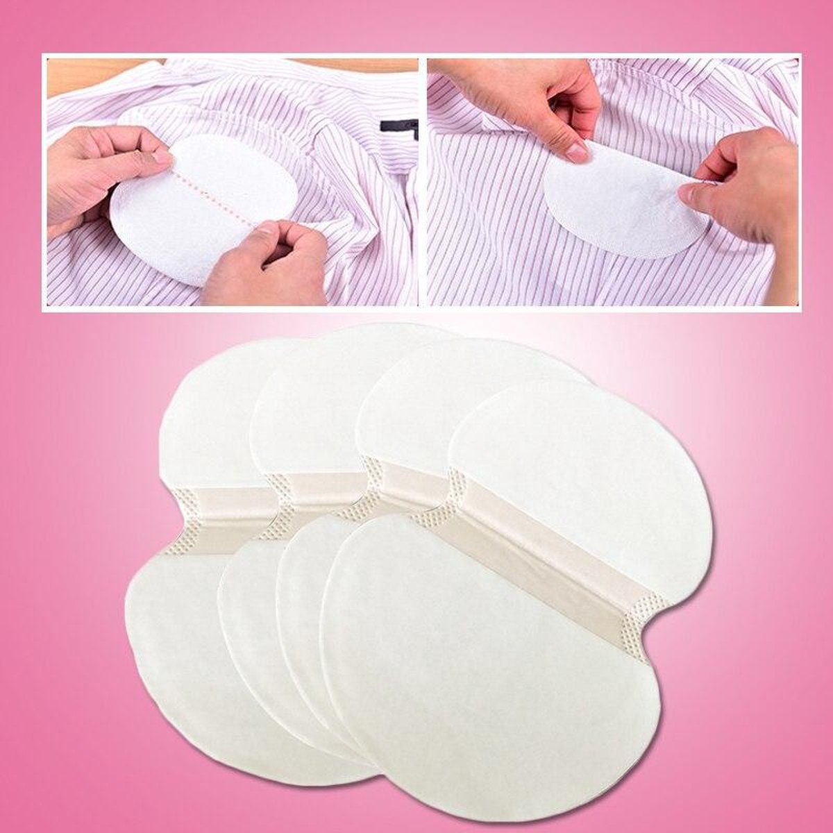 Goedkoopste Anti-transpirant okselpads - 30 stuks - Zweet pads - Tegen zweetvlekken - Dames - Heren - Anti-zweet - Wegwerp - Katoen - Eenmalig gebruik - Wit