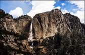 Walljar - Yosemite National Park Stream - Muurdecoratie - Poster met lijst