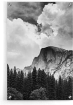 Walljar - Clouded Yosemite National Park - Muurdecoratie - Plexiglas schilderij
