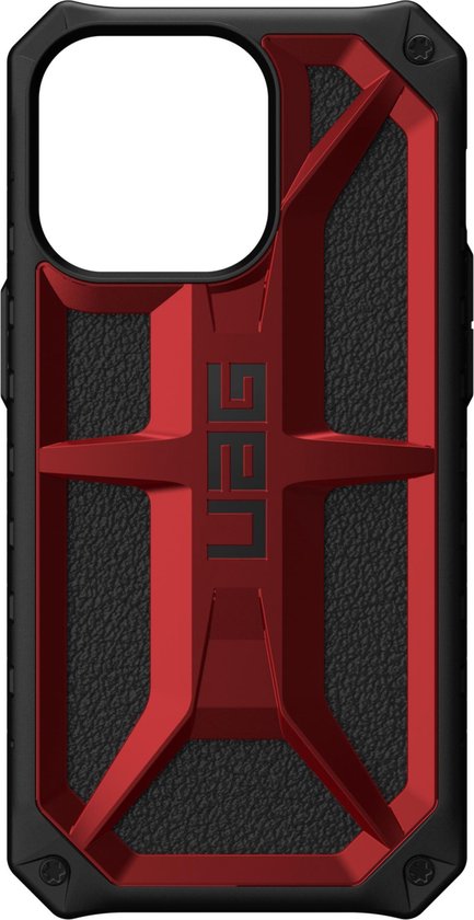 Urban Armor Gear Monarch coque de protection pour téléphones portables 15,5 cm (6.1") Housse Noir, Rouge