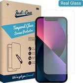 iPhone 13 Mini Screenprotector - Gehard glas - Transparant - Just in Case