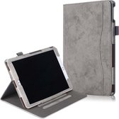 Case2go - Tablet hoes geschikt voor iPad 2021 - 10.2 Inch - Wallet Book Case - Grijs