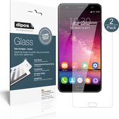 dipos I 2x Pantserfolie helder compatibel met Oukitel K6000 Plus Beschermfolie 9H screen-protector