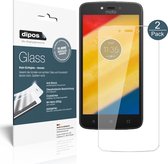 dipos I 2x Pantserfolie helder compatibel met Lenovo Moto C Plus Beschermfolie 9H screen-protector