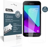 dipos I 2x Pantserfolie helder geschikt voor Samsung Galaxy Xcover 4 Beschermfolie 9H screen-protector