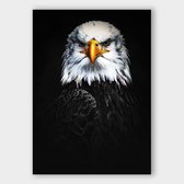 Poster Dark Eagle - Papier - Meerdere Afmetingen & Prijzen | Wanddecoratie - Interieur - Art - Wonen - Schilderij - Kunst