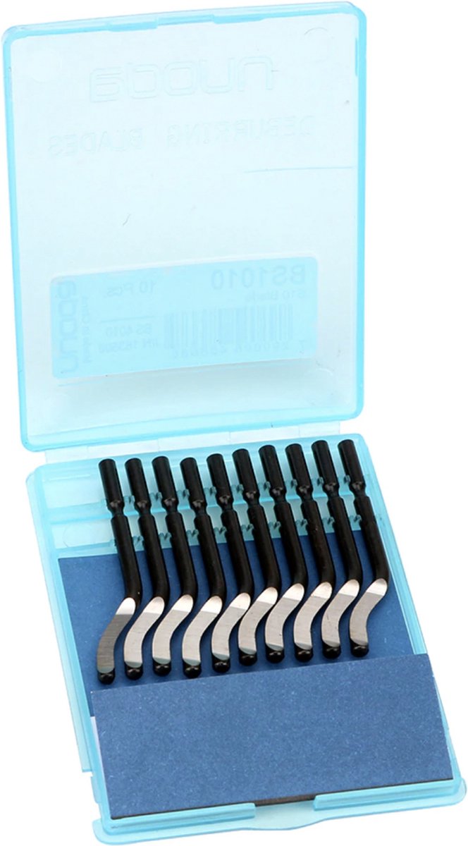 Kit D'ébavurage Manuel VASTOOLS - 10 Lames + 10 Limes Pour Métal, Plastique, Aluminium, Impression 3D - 9