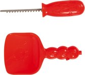 Set van 4x stuks pompoen snijset 2-delig met sjablonen - Halloween pompoenen uithollen