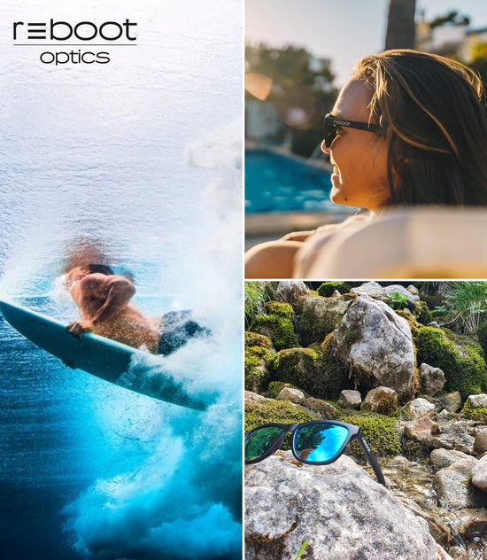 Reboot Optics® Zonnebril Heren - Zonnebril Dames - Polarized - Gepolariseerd - 2-pack van Reboot Optics® — afbeelding 4