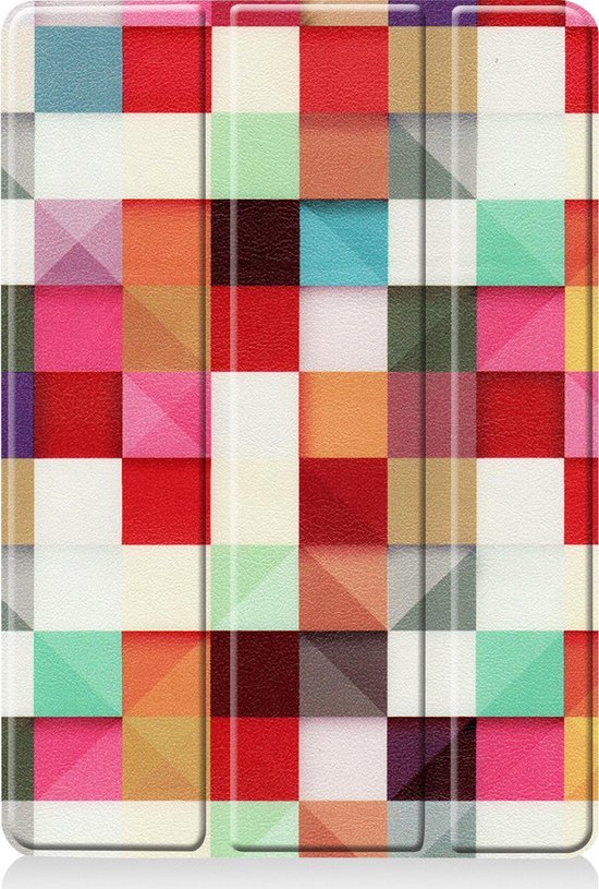 Étui pour iPad 10.2 2021 Étui de Luxe livre - Housse pour iPad 10.2 2021 - Blocs