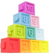 Baby blokken set vanaf 6 maanden - Zachte speel blokken voor baby's - bouwblokken