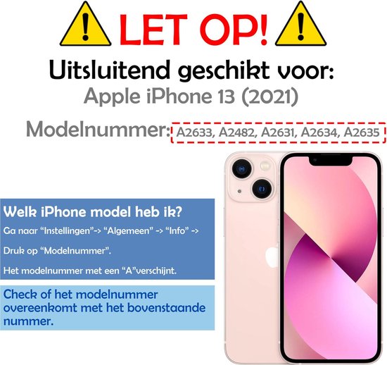 Screenprotector - Geschikt voor Apple iPhone 13 - 3 Stuks - Extra Sterk - Beschermglas - Gehard Glas - Tempered Glass - Screen Protector