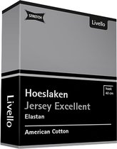 Livello Hoeslaken Jersey Excellent Light Grey 250 gr 140x200 t/m 160x220