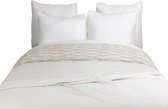 Fissaggio | Dekbedovertrekset Chique Ivory Tencel - 140x200/220cm - Ivory/Sand - Sloop 65x65cm BE