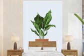 Behang - Fotobehang Planten - Plantenbak - Pastel - Breedte 155 cm x hoogte 240 cm