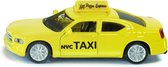 Amerikaanse taxi Dodge Charger geel (1490)